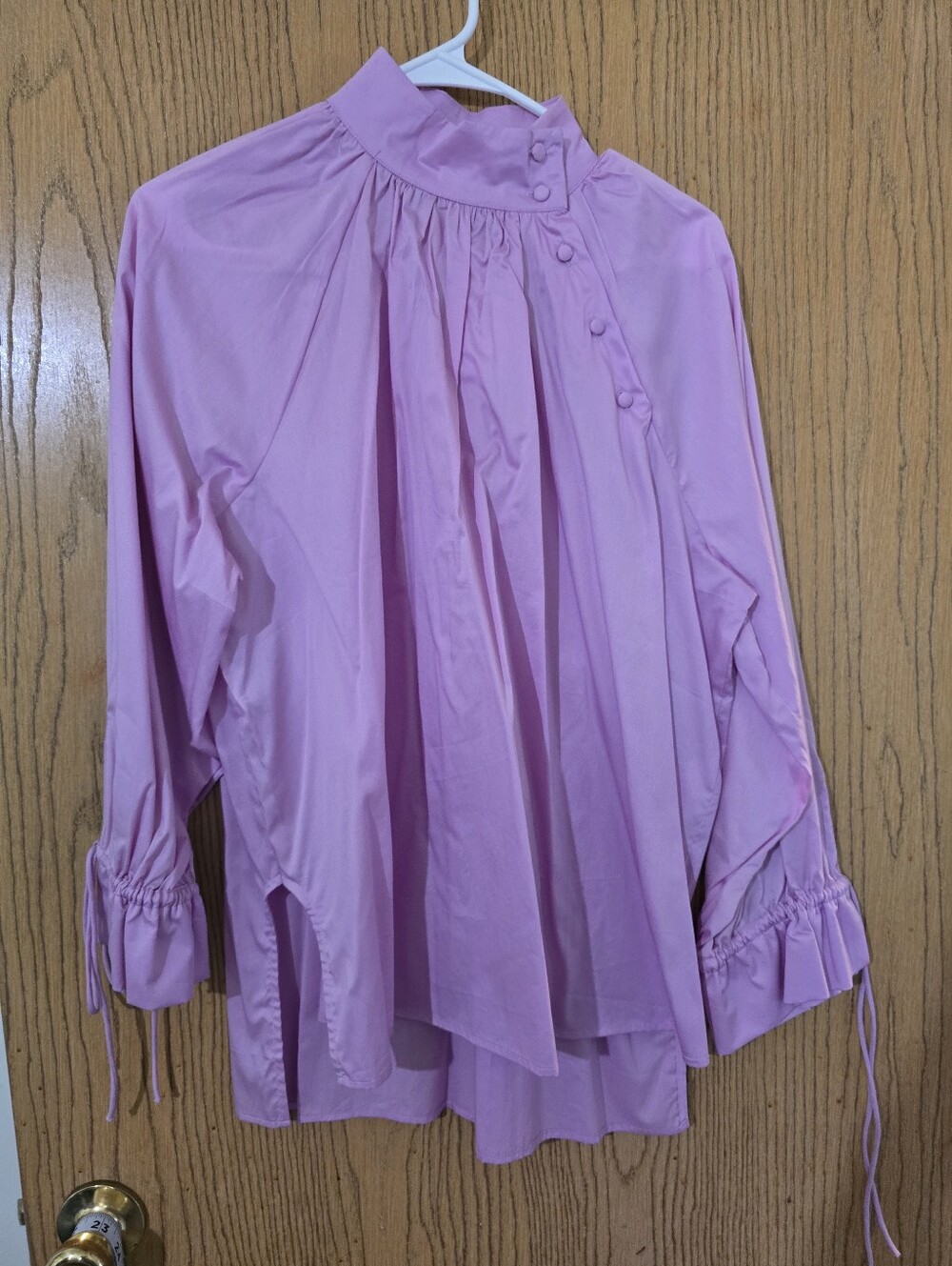 Nwt. Harshman 100% Cotton Pink Blouse Sz Sm. - Picture 2 of 7